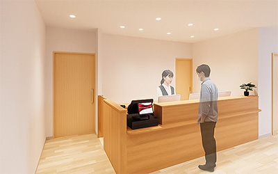 クリニック建築パース